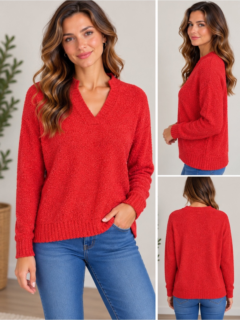 women's Karen Scott Sweater Large Petite